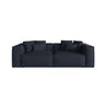Aveiro 4-Sitzer Sofa aus Strukturierter Stoff in Marineblau (Liberty 15), 236x118x86 cm von Cosmopolitan Design – Bild 1