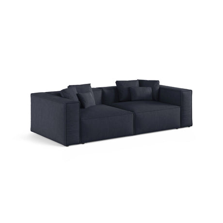 Aveiro 4-Sitzer Sofa aus Strukturierter Stoff in Marineblau (Liberty 15), 236x118x86 cm von Cosmopolitan Design – Bild 2