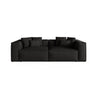 Aveiro 4-Sitzer Sofa aus Strukturierter Stoff in Schwarz (Liberty 22), 236x118x86 cm von Cosmopolitan Design – Bild 1