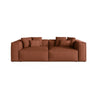 Aveiro 4-Sitzer Sofa aus Strukturierter Stoff in Ziegelstein (Liberty 9), 236x118x86 cm von Cosmopolitan Design – Bild 1
