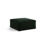 Aveiro Pouf aus Samt in Flaschengrün (Casino Deep Green), 75x75x41 cm von Cosmopolitan Design – Bild 2