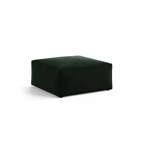 Aveiro Pouf aus Samt in Flaschengrün (Casino Deep Green), 75x75x41 cm von Cosmopolitan Design – Bild 2