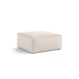 Aveiro Pouf aus Strukturierter Stoff in Beige (Liberty 2), 75x75x41 cm von Cosmopolitan Design – Bild 2