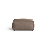 Aveiro Pouf aus Strukturierter Stoff in Cappuccino (Liberty 5), 75x75x41 cm von Cosmopolitan Design – Bild 1