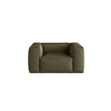 Aveiro Sessel aus Chenille in Grün (Eden 12 Olive), 114x90x71 cm von Cosmopolitan Design – Bild 1