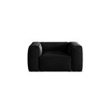 Aveiro Sessel aus Samt in Schwarz (Casino Black), 114x90x71 cm von Cosmopolitan Design – Bild 1