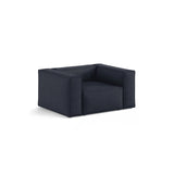 Aveiro Sessel aus Strukturierter Stoff in Marineblau (Liberty 15), 114x90x71 cm von Cosmopolitan Design – Bild 2