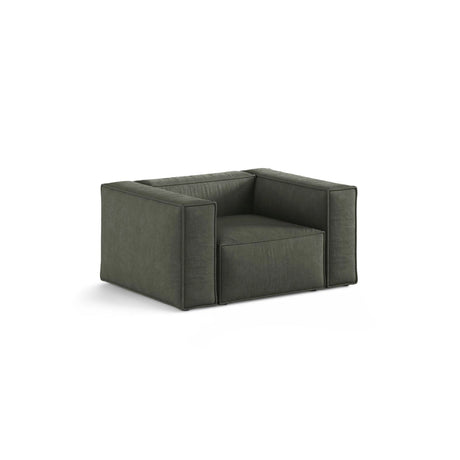 Aveiro Sessel aus Strukturierter Stoff in Moosgrün (Liberty 12), 114x90x71 cm von Cosmopolitan Design – Bild 2