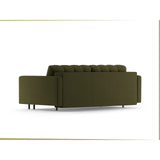 Bali 3-Sitzer Sofa mit Schlaffunktion und Stauraum, aus Strukturierter Stoff in Grün (Neve 39), 222x84x105 cm von Cosmopolitan Design – Bild 5