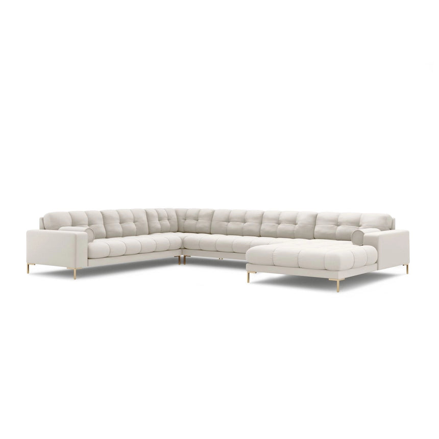 Bali 7-Sitzer Panorama Ecksofa, Linke Seite, aus Strukturstoff, 327x256x75 cm von Cosmopolitan Design – Bild 4