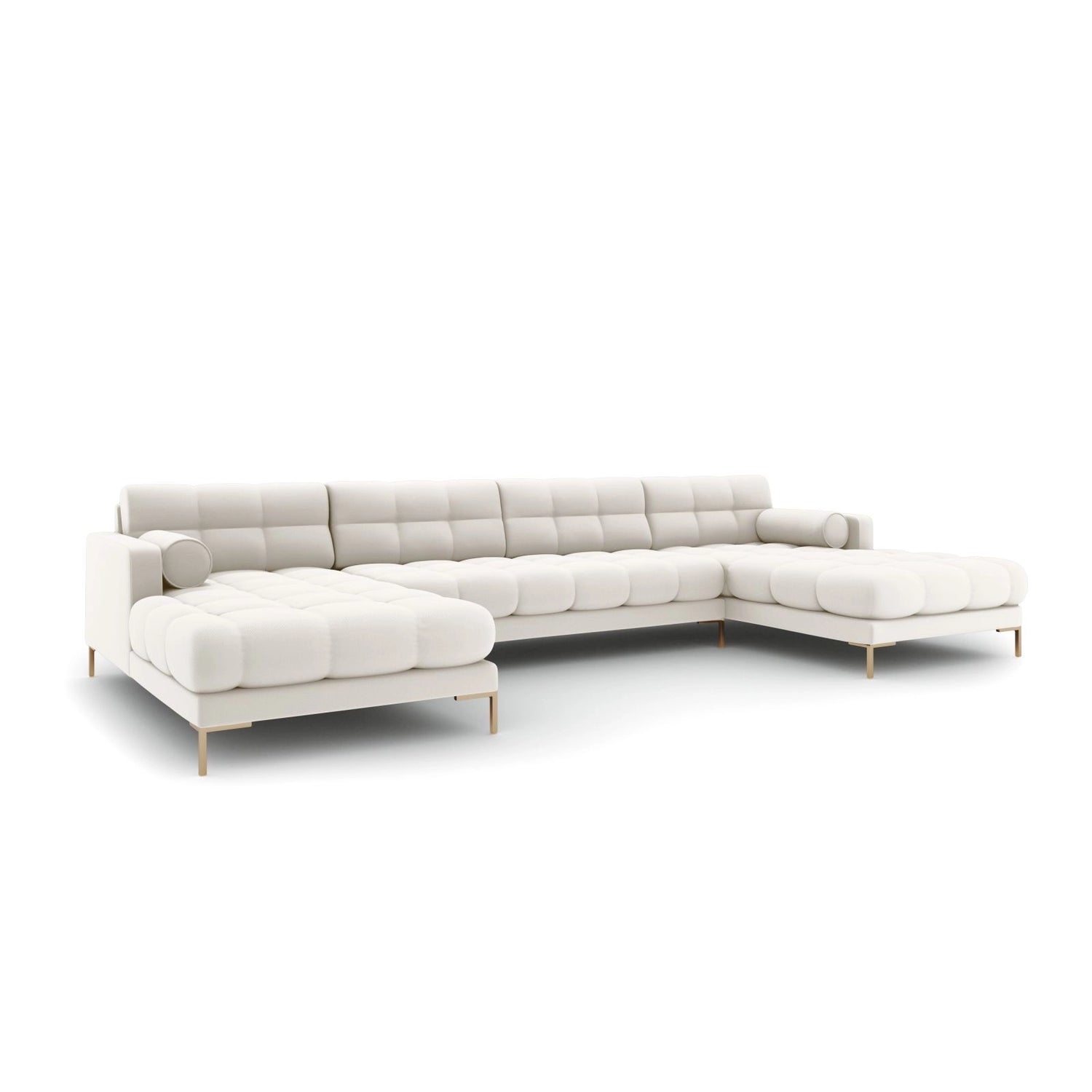 Bali 7-Sitzer Panorama Sofa aus Strukturstoff, 383x185x75 cm von Cosmopolitan Design – Bild 3
