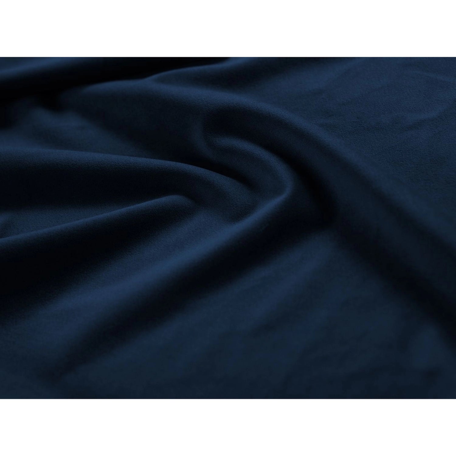 Bali 9-Sitzer Panorama Sofa aus Samt in Königsblau (Bluvel 86), Beine in Schwarzes Metall, 327x256x75 cm von Cosmopolitan Design – Bild 6