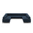 Bali 9-Sitzer Panorama Sofa aus Strukturierter Stoff in Blau (Neve 77), Beine in Schwarzes Metall, 327x256x75 cm von Cosmopolitan Design – Bild 3