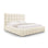 Bali Bett mit Kopfteil und Stauraum, Samtoptik, 200x200 cm von Cosmopolitan Design – Bild 1