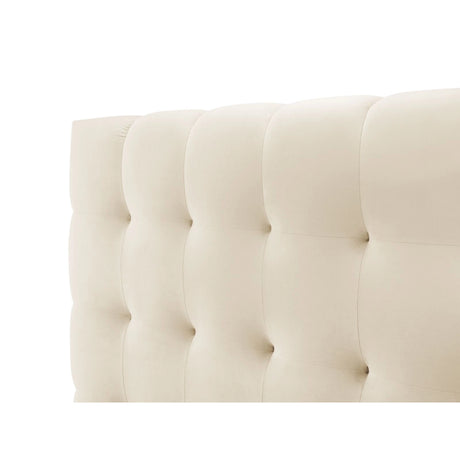 Bali Bett mit Kopfteil und Stauraum, Samtoptik, 200x200 cm von Cosmopolitan Design – Bild 7