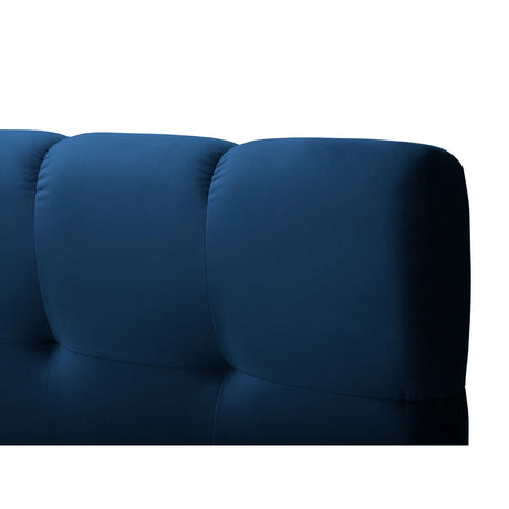 Bali Boxspringbett mit Kopfteil und Stauraum aus Samt in Königsblau (Bluvel 86), 200x160 cm von Cosmopolitan Design – Bild 6