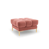 Bali Pouf aus Samt in Rosa (Bluvel 52), 60x60x41 cm von Cosmopolitan Design – Bild 1