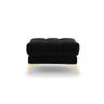 Bali Pouf aus Samt in Schwarz (Bluvel 19), 60x60x41 cm von Cosmopolitan Design – Bild 4