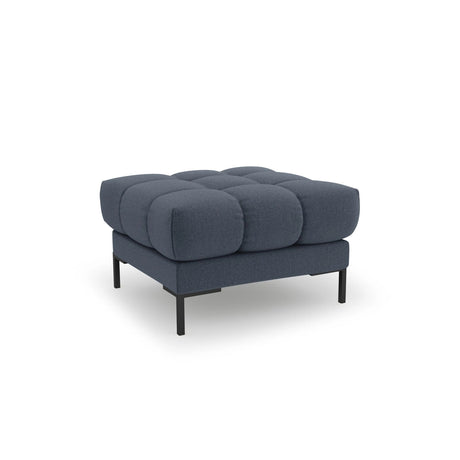 Bali Pouf aus Strukturierter Stoff in Dunkelblau (Nea 86), 60x60x41 cm von Cosmopolitan Design – Bild 1