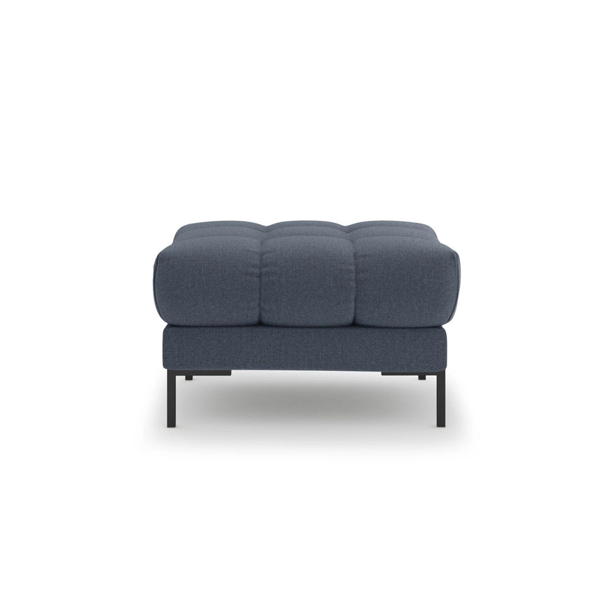 Bali Pouf aus Strukturierter Stoff in Dunkelblau (Nea 86), 60x60x41 cm von Cosmopolitan Design – Bild 3