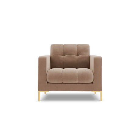 Bali Sessel aus Samt in Beige (Bluvel 28), 87x96x75 cm von Cosmopolitan Design – Bild 1