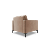 Bali Sessel aus Samt in Beige (Bluvel 28), 87x96x75 cm von Cosmopolitan Design – Bild 5