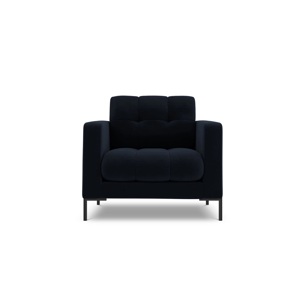 Bali Sessel aus Samt in Dunkelblau (Bluvel 89), 87x96x75 cm von Cosmopolitan Design – Bild 1