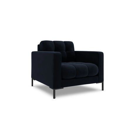 Bali Sessel aus Samt in Dunkelblau (Bluvel 89), 87x96x75 cm von Cosmopolitan Design – Bild 4
