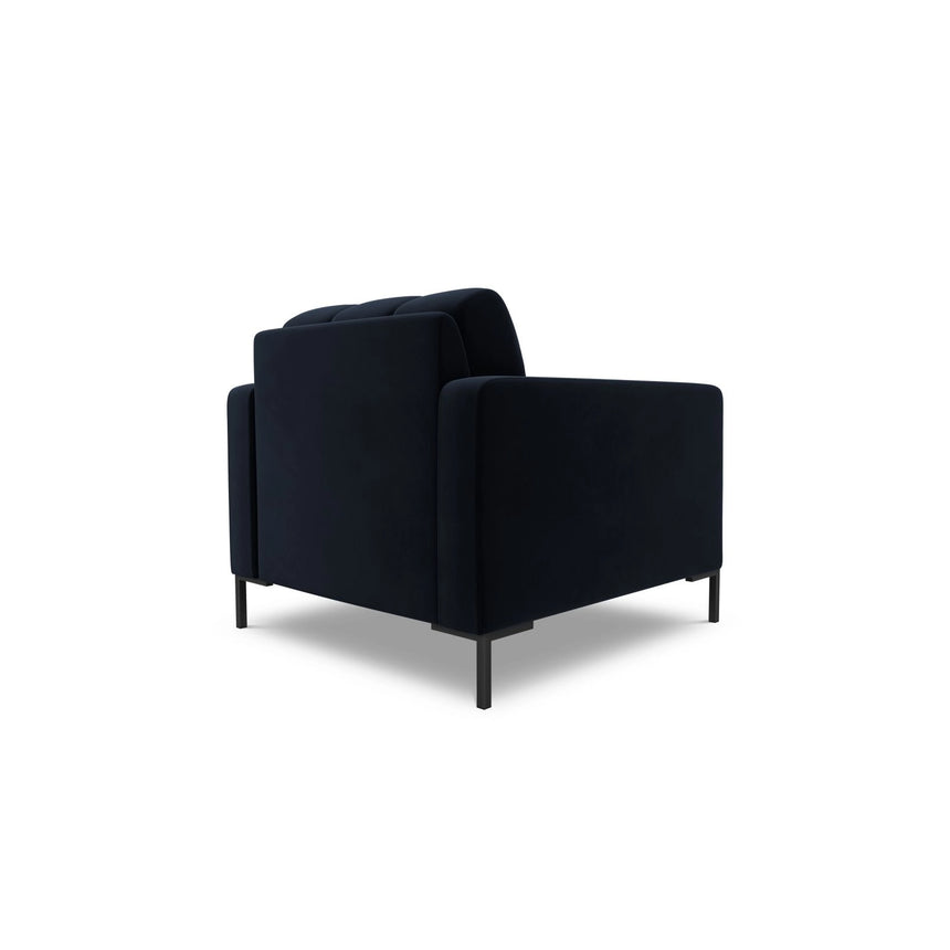 Bali Sessel aus Samt in Dunkelblau (Bluvel 89), 87x96x75 cm von Cosmopolitan Design – Bild 5