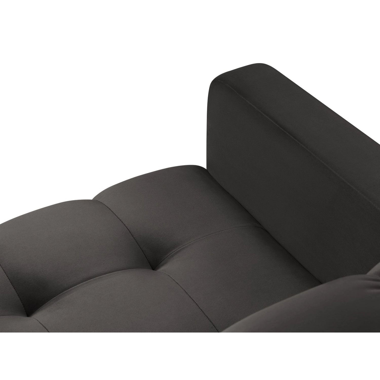 Bali Sessel aus Samt in Dunkelgrau (Bluvel 18), 87x96x75 cm von Cosmopolitan Design – Bild 6