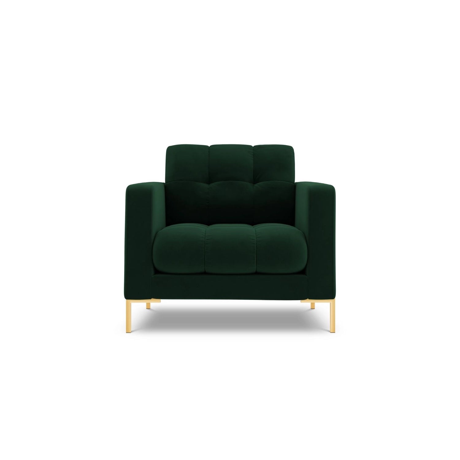 Bali Sessel aus Samt in Flaschengrün (Bluvel 78), 87x96x75 cm von Cosmopolitan Design – Bild 1