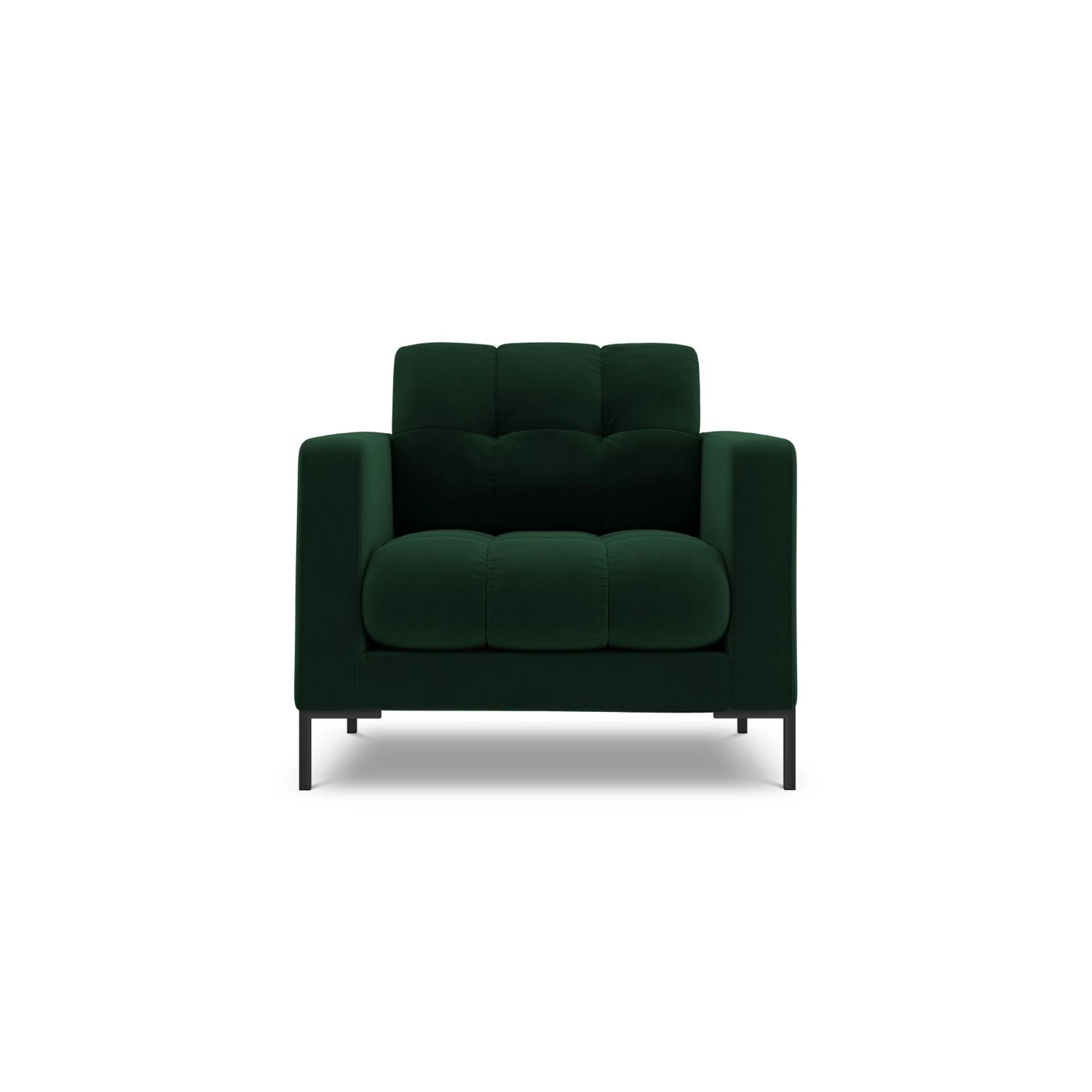 Bali Sessel aus Samt in Flaschengrün (Bluvel 78), 87x96x75 cm von Cosmopolitan Design – Bild 1