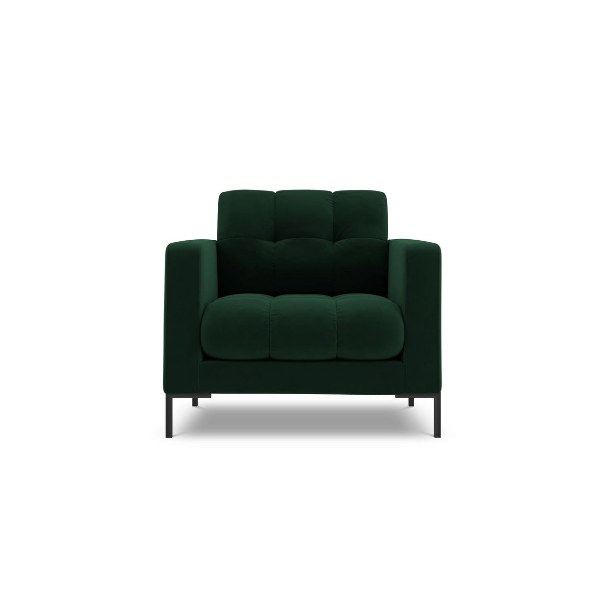 Bali Sessel aus Samt in Flaschengrün (Bluvel 78), 87x96x75 cm von Cosmopolitan Design – Bild 1