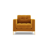 Bali Sessel aus Samt in Gelb (Bluvel 68), 87x96x75 cm von Cosmopolitan Design – Bild 1