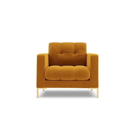 Bali Sessel aus Samt in Gelb (Bluvel 68), 87x96x75 cm von Cosmopolitan Design – Bild 1