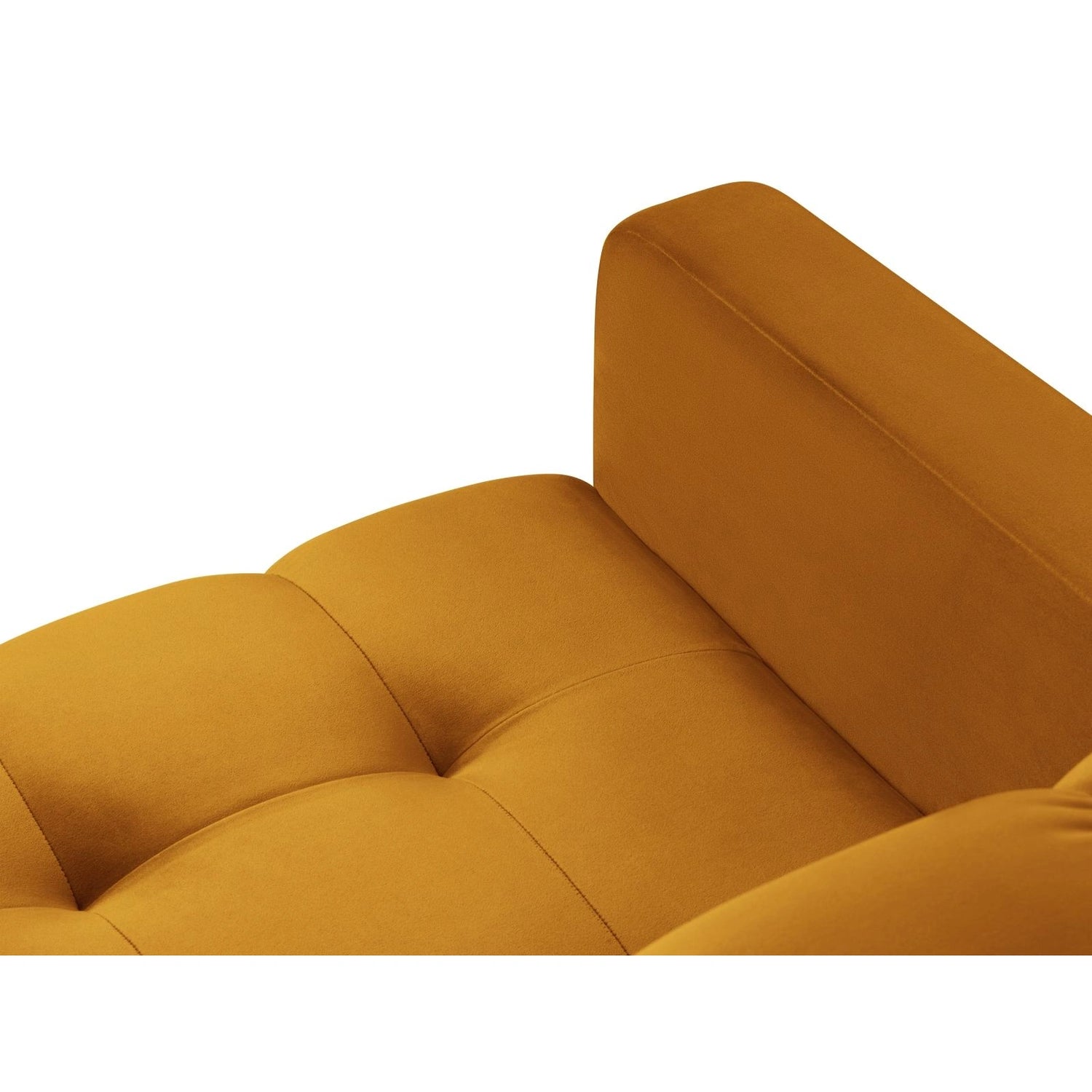 Bali Sessel aus Samt in Gelb (Bluvel 68), 87x96x75 cm von Cosmopolitan Design – Bild 6