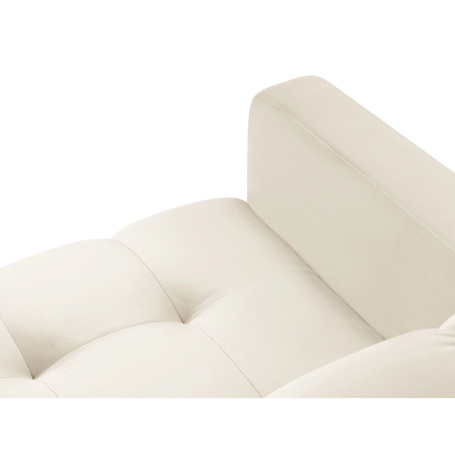 Bali Sessel aus Samt in Hellbeige (Bluvel 22), 87x96x75 cm von Cosmopolitan Design – Bild 6