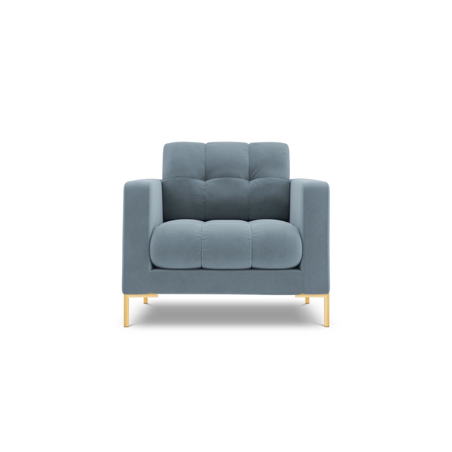 Bali Sessel aus Samt in Hellblau (Bluvel 06), 87x96x75 cm von Cosmopolitan Design – Bild 1