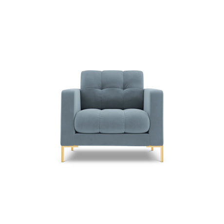 Bali Sessel aus Samt in Hellblau (Bluvel 06), 87x96x75 cm von Cosmopolitan Design – Bild 1