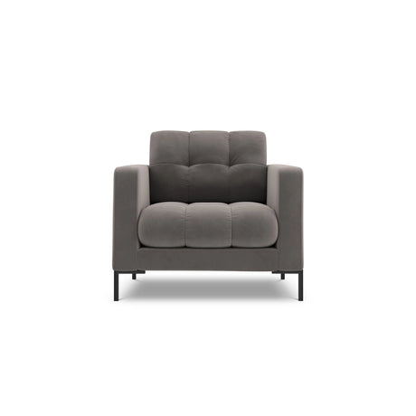 Bali Sessel aus Samt in Hellgrau (Bluvel 13), 87x96x75 cm von Cosmopolitan Design – Bild 1