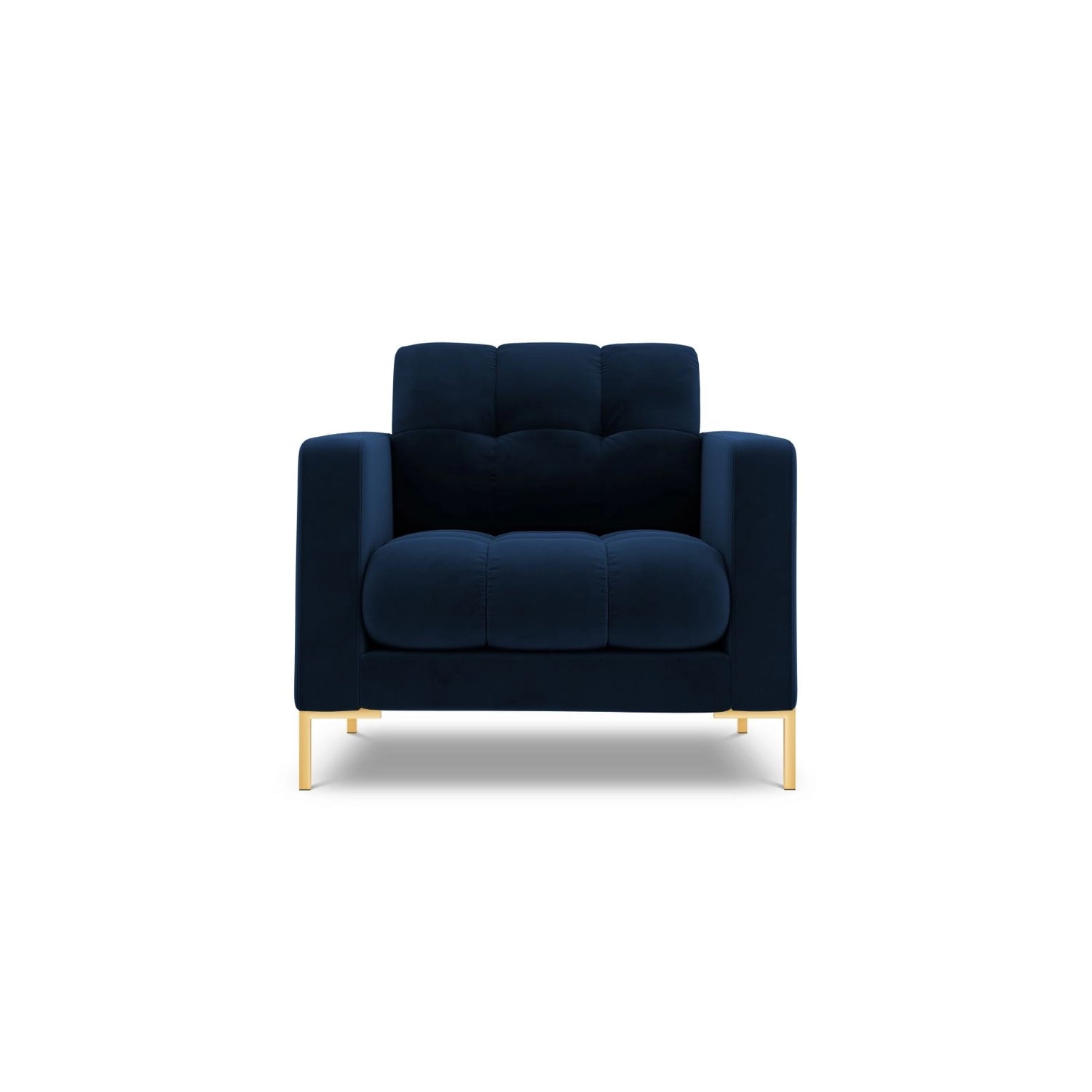 Bali Sessel aus Samt in Königsblau (Bluvel 86), 87x96x75 cm von Cosmopolitan Design – Bild 1