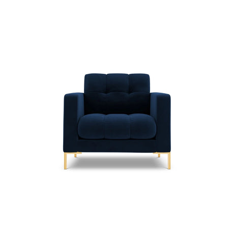 Bali Sessel aus Samt in Königsblau (Bluvel 86), 87x96x75 cm von Cosmopolitan Design – Bild 1