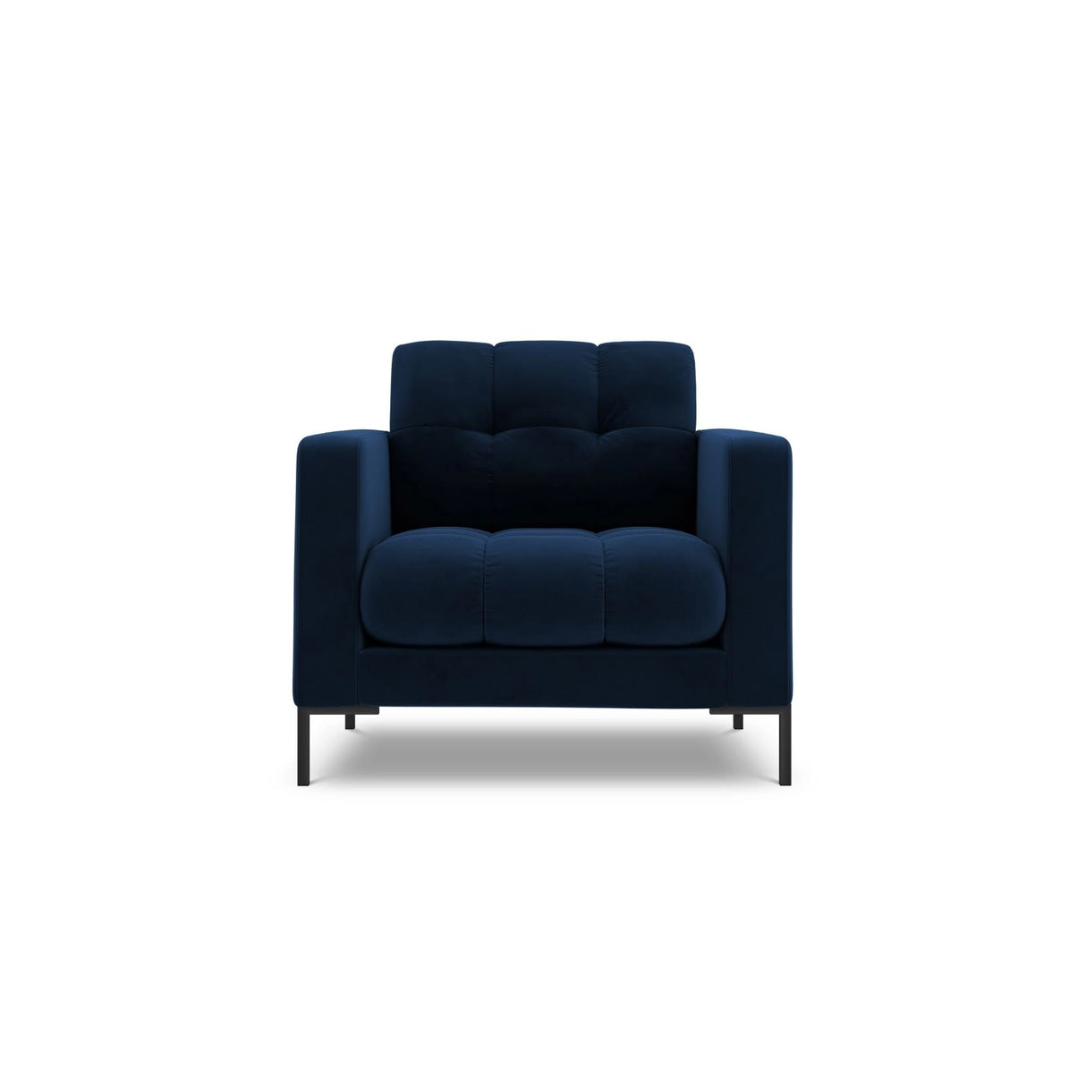 Bali Sessel aus Samt in Königsblau (Bluvel 86), 87x96x75 cm von Cosmopolitan Design – Bild 1