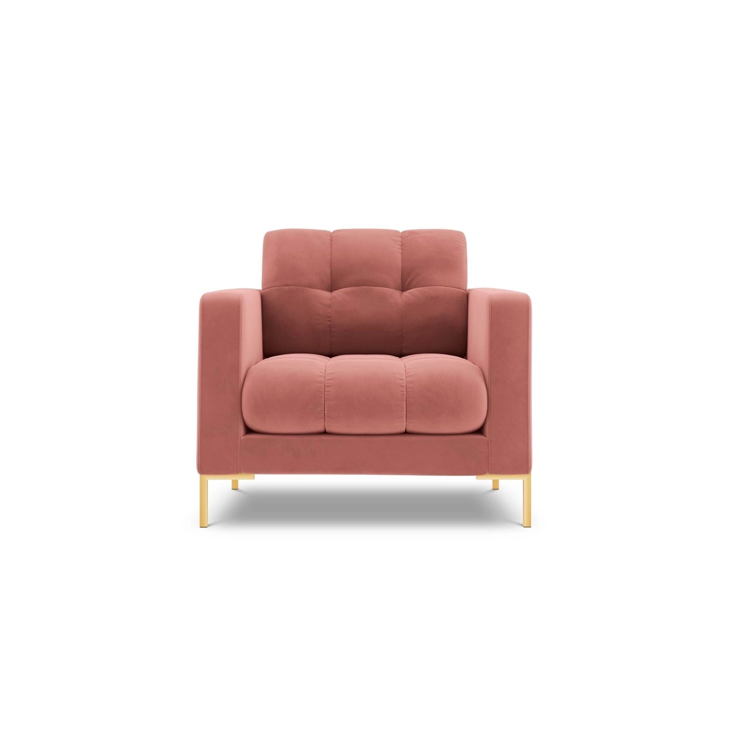 Bali Sessel aus Samt in Rosa (Bluvel 52), 87x96x75 cm von Cosmopolitan Design – Bild 1
