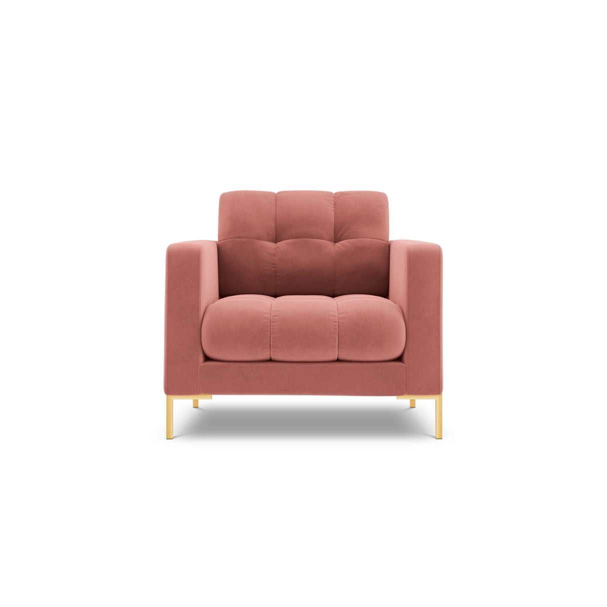 Bali Sessel aus Samt in Rosa (Bluvel 52), 87x96x75 cm von Cosmopolitan Design – Bild 1