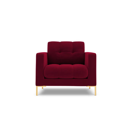 Bali Sessel aus Samt in Rot (Bluvel 59), 87x96x75 cm von Cosmopolitan Design – Bild 1