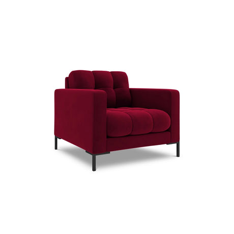 Bali Sessel aus Samt in Rot (Bluvel 59), 87x96x75 cm von Cosmopolitan Design – Bild 4