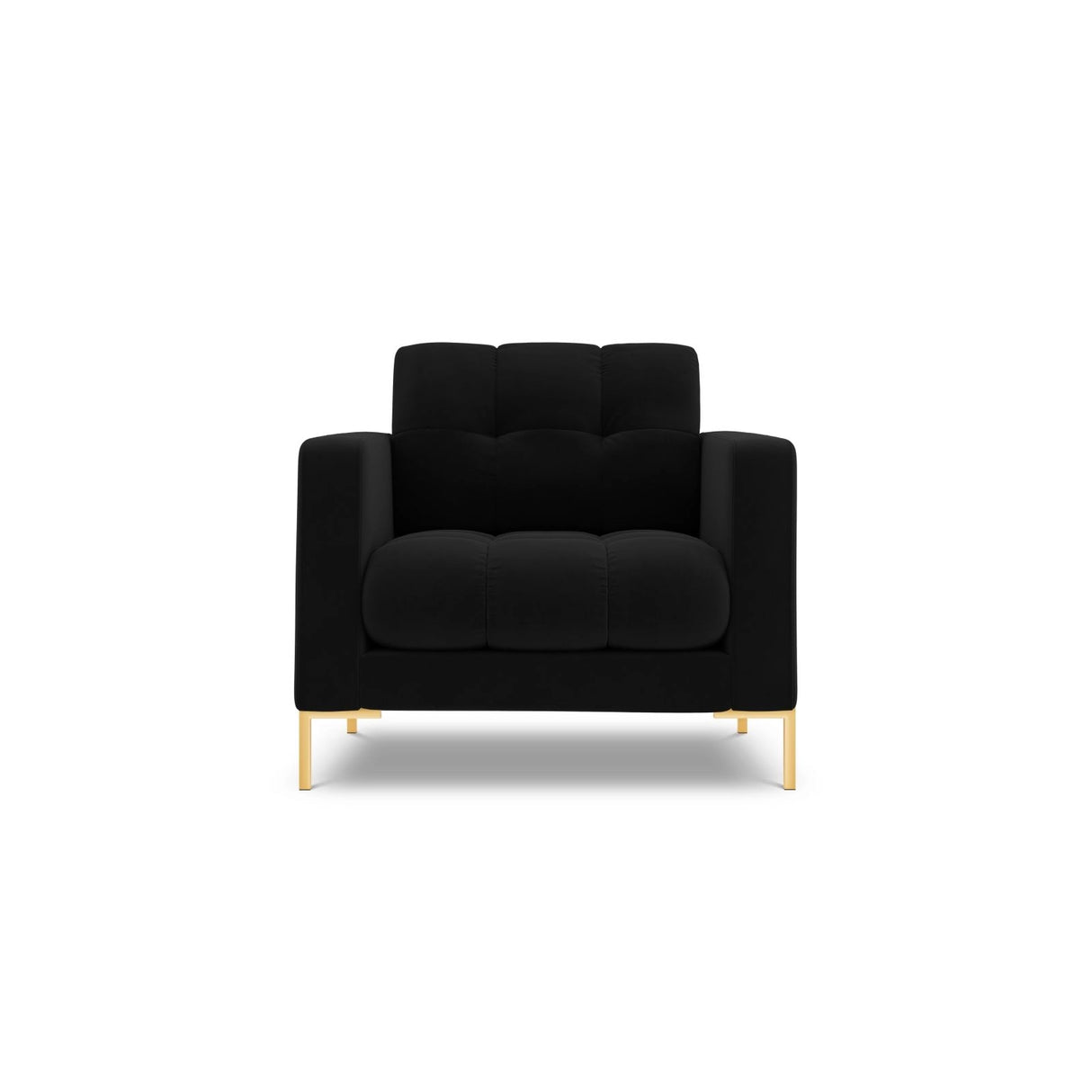 Bali Sessel aus Samt in Schwarz (Bluvel 19), 87x96x75 cm von Cosmopolitan Design – Bild 1