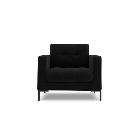 Bali Sessel aus Samt in Schwarz (Bluvel 19), 87x96x75 cm von Cosmopolitan Design – Bild 1