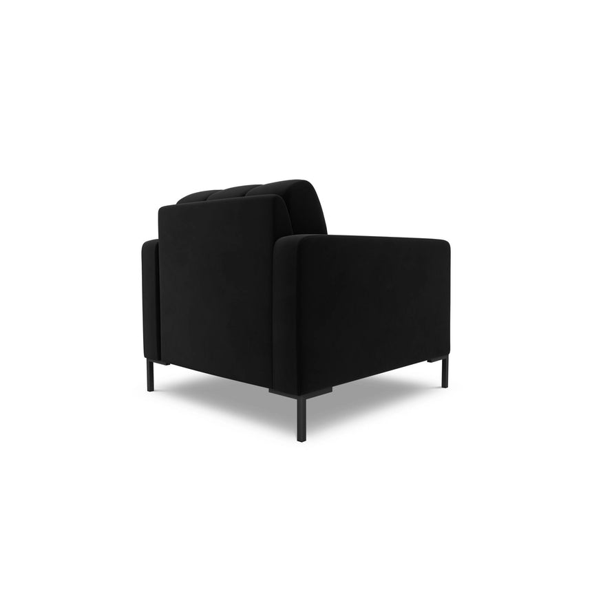 Bali Sessel aus Samt in Schwarz (Bluvel 19), 87x96x75 cm von Cosmopolitan Design – Bild 5